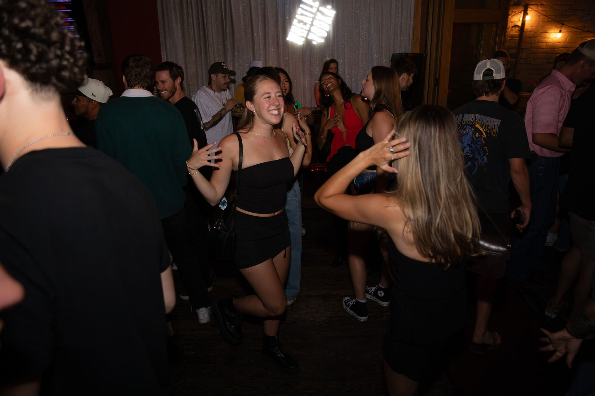 pictures of people at Amsterdam Lounge, Dirty Little Roddy's, StrangeLove, and Karma