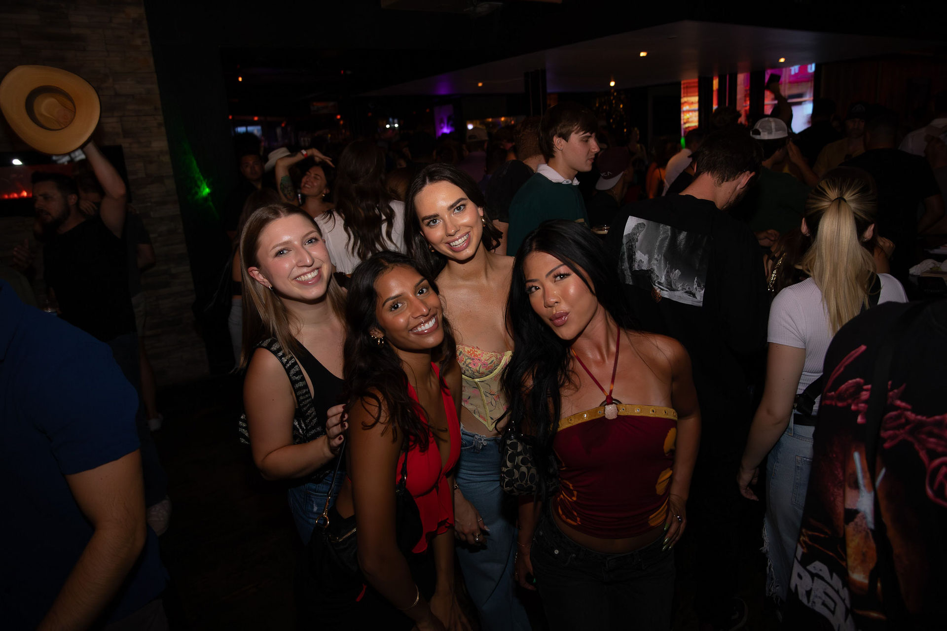 pictures of people at Amsterdam Lounge, Dirty Little Roddy's, StrangeLove, and Karma