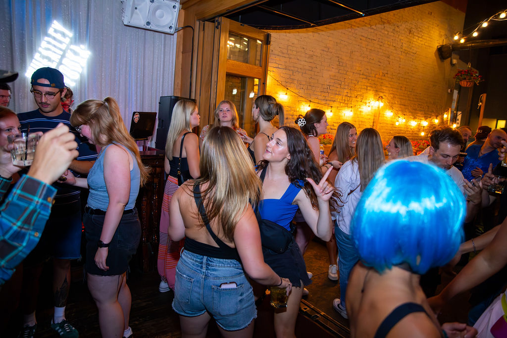 pictures of people at Amsterdam Lounge, Dirty Little Roddy's, StrangeLove, and Karma