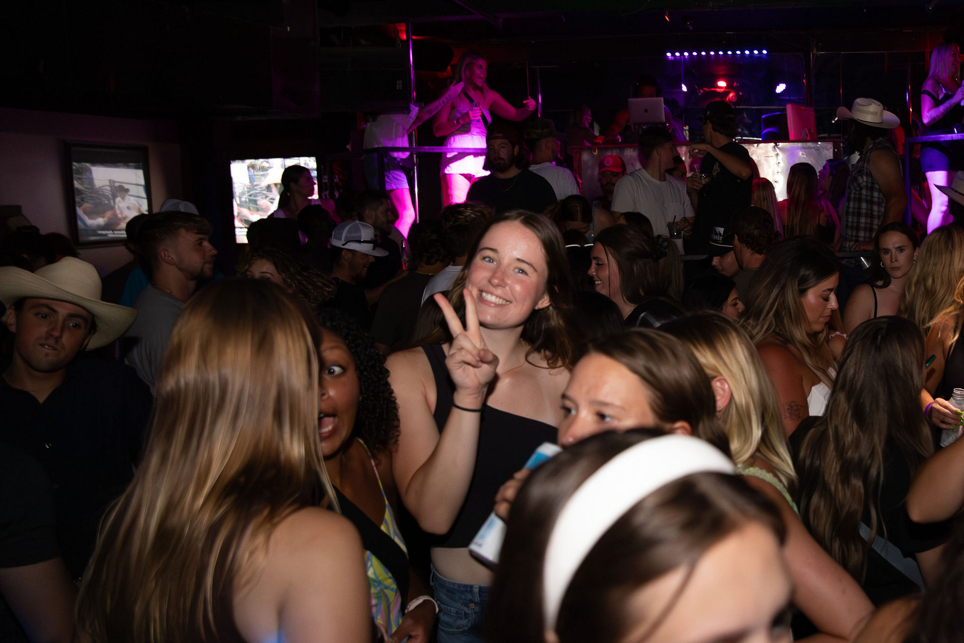 pictures of people at Amsterdam Lounge, Dirty Little Roddy's, StrangeLove, and Karma