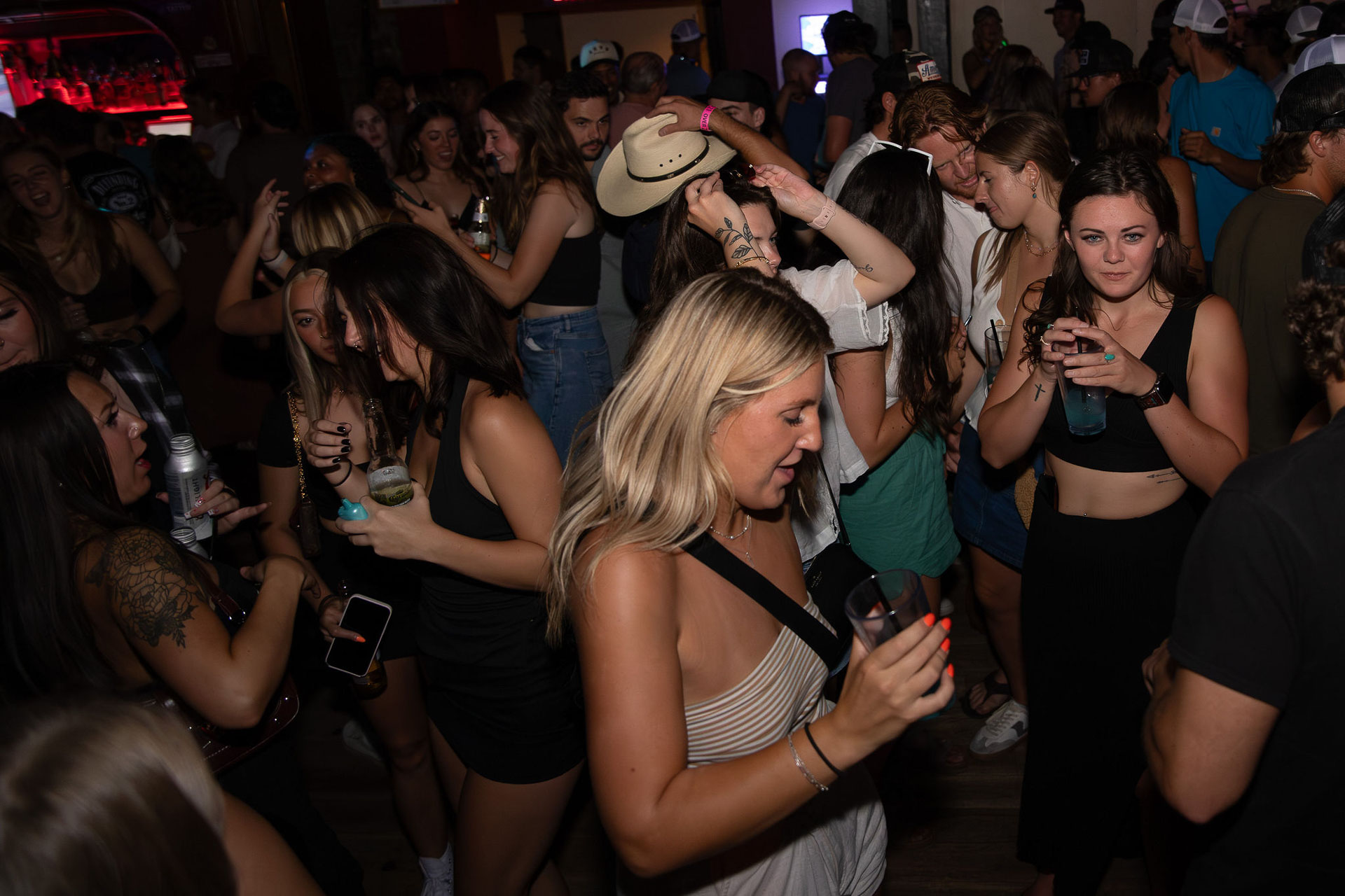 pictures of people at Amsterdam Lounge, Dirty Little Roddy's, StrangeLove, and Karma