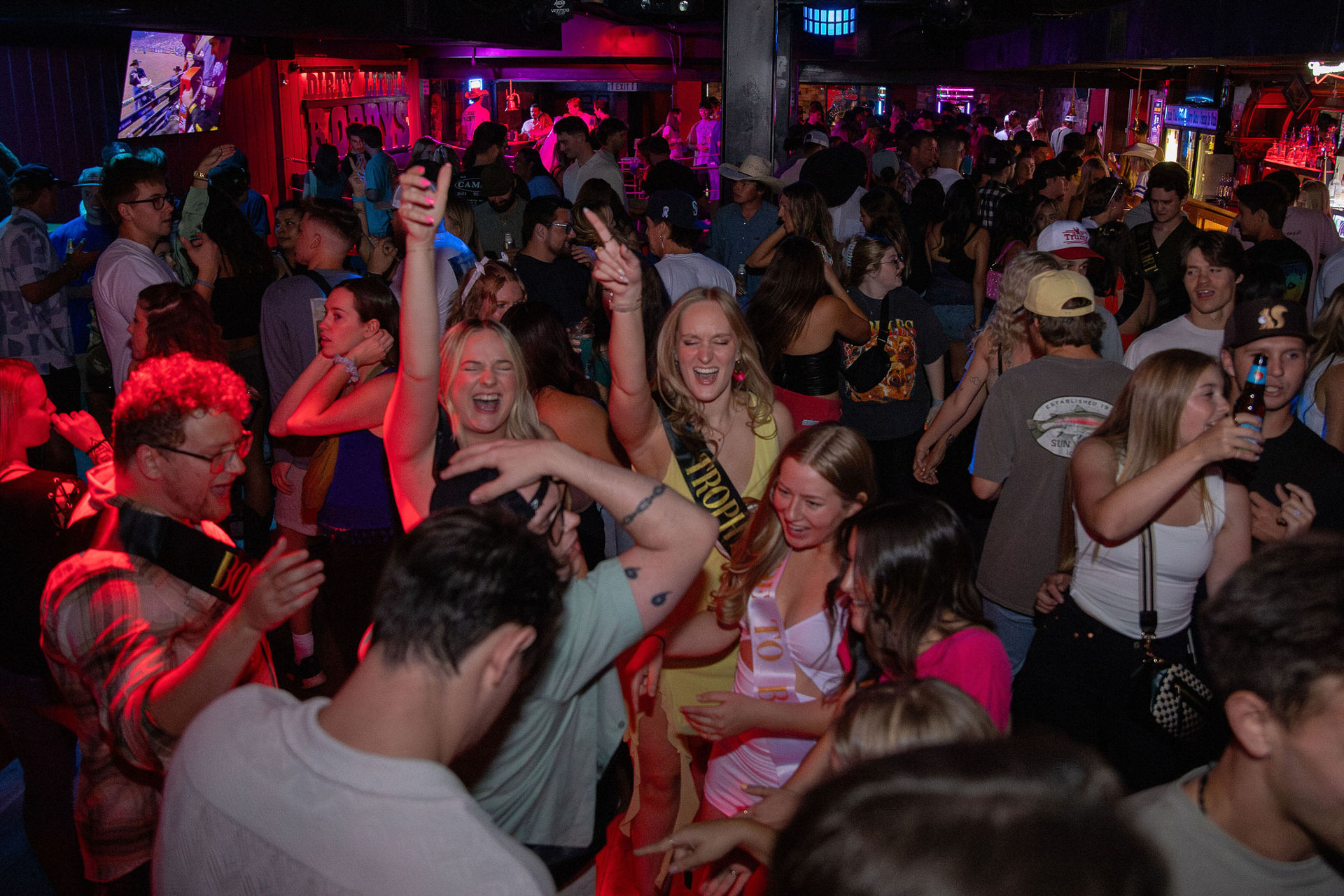 pictures of people at Amsterdam Lounge, Dirty Little Roddy's, StrangeLove, and Karma