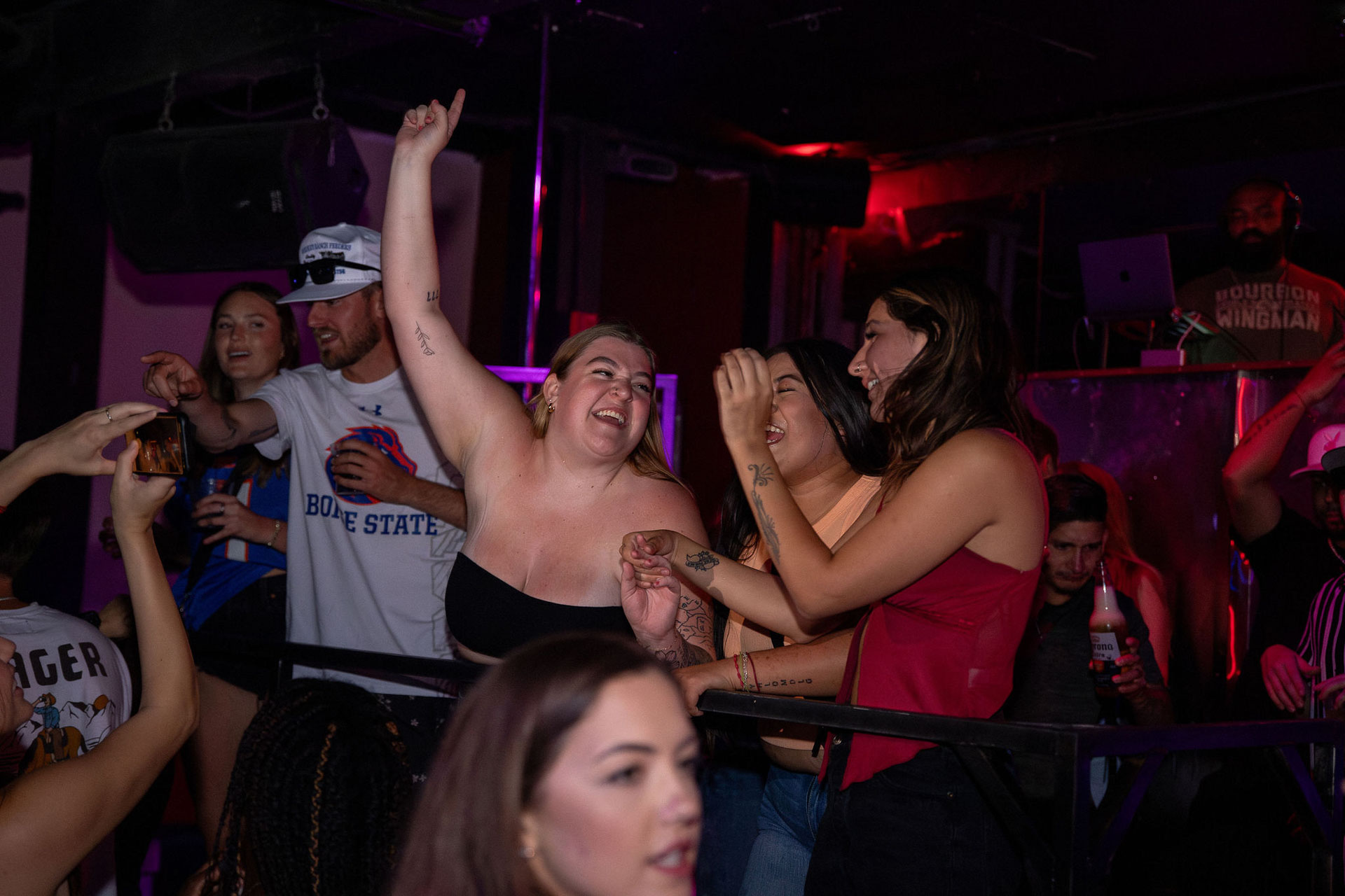 pictures of people at Amsterdam Lounge, Dirty Little Roddy's, StrangeLove, and Karma