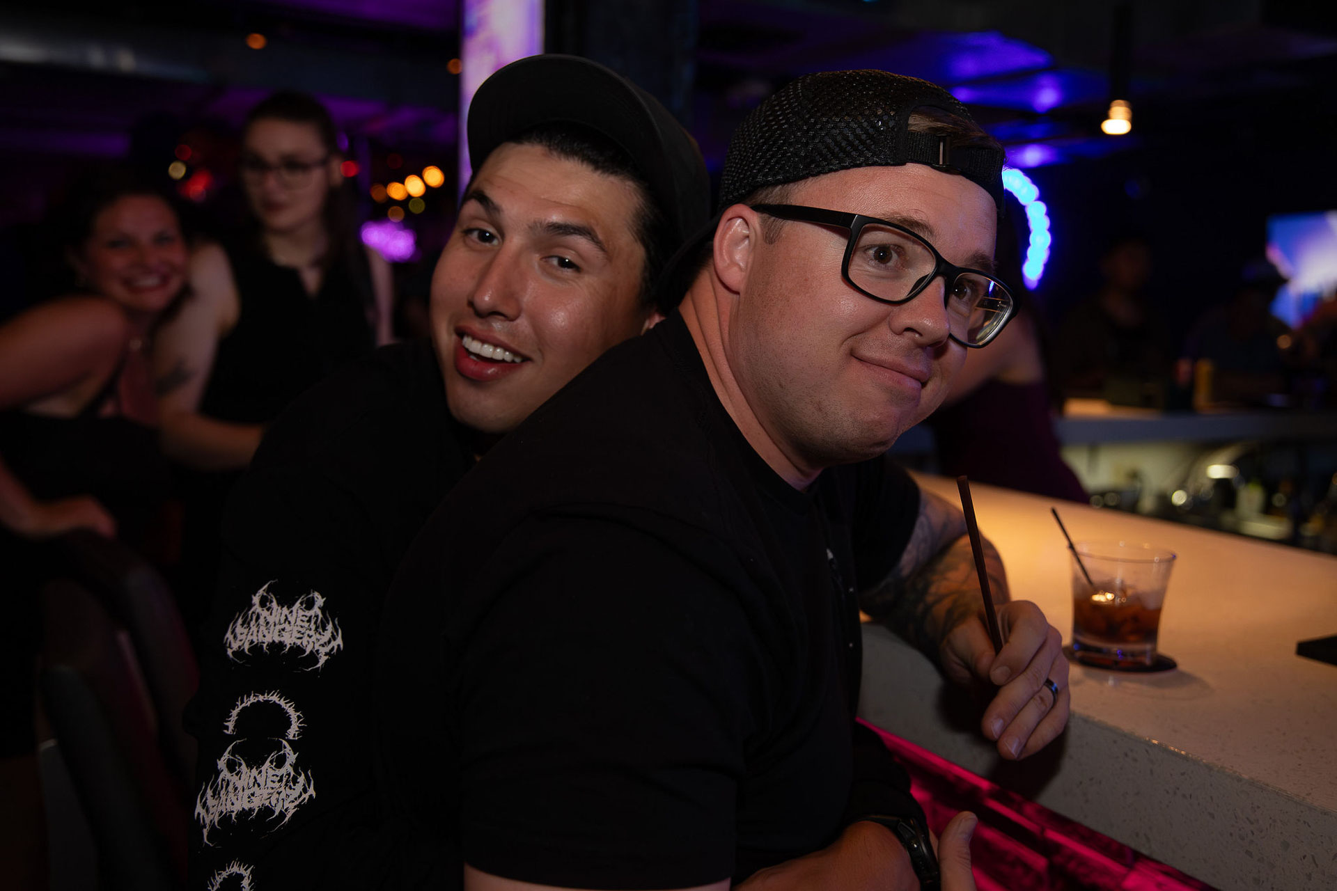 pictures of people at Amsterdam Lounge, Dirty Little Roddy's, StrangeLove, and Karma