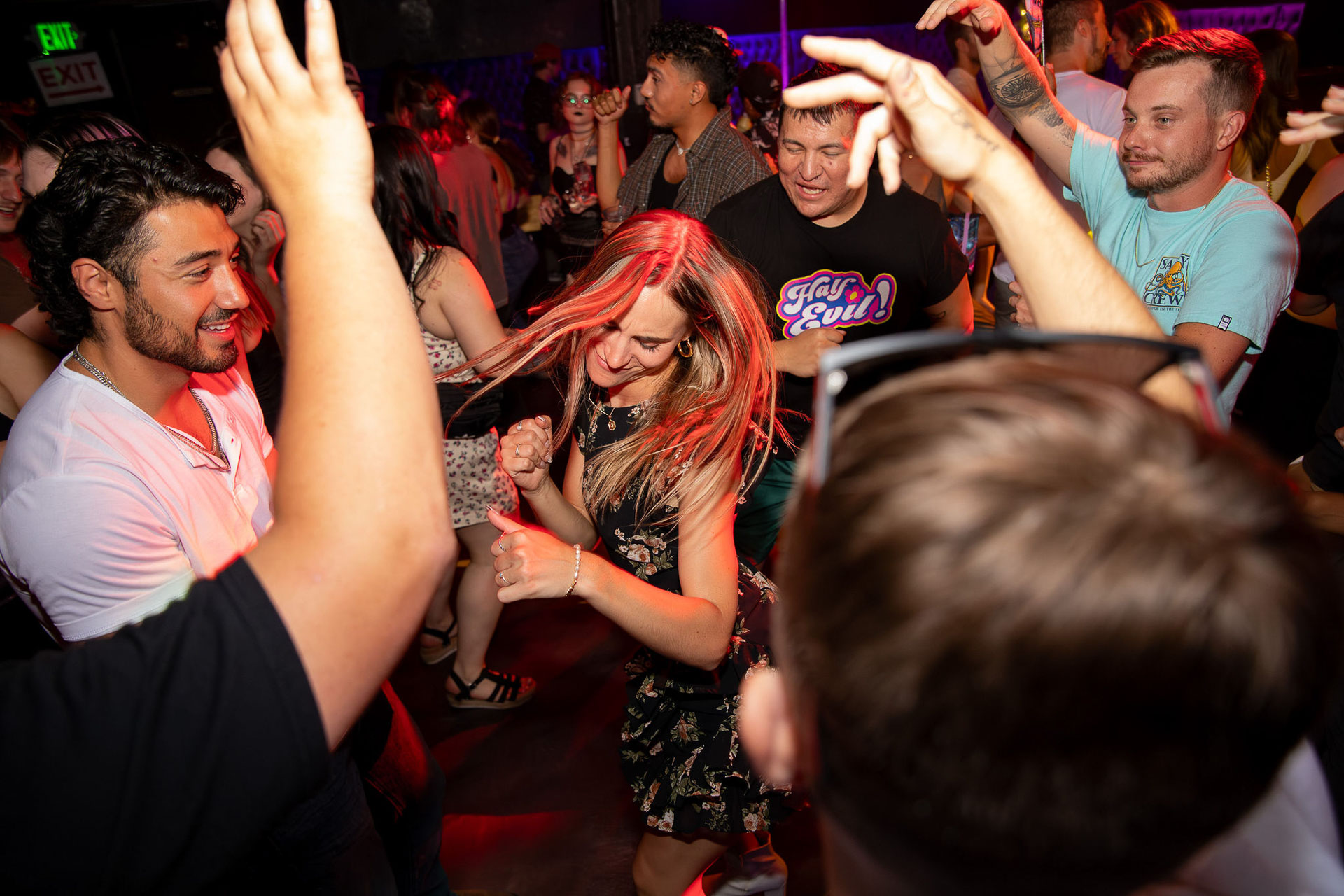 pictures of people at Amsterdam Lounge, Dirty Little Roddy's, StrangeLove, and Karma