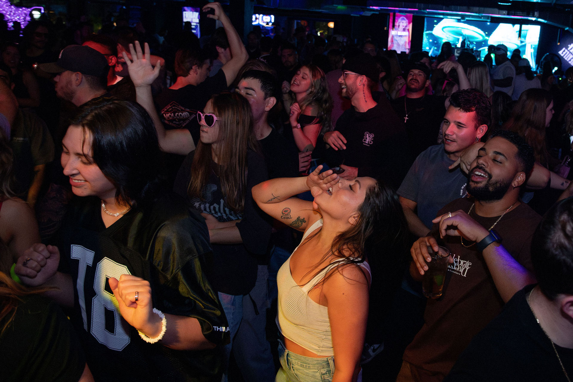 pictures of people at Amsterdam Lounge, Dirty Little Roddy's, StrangeLove, and Karma