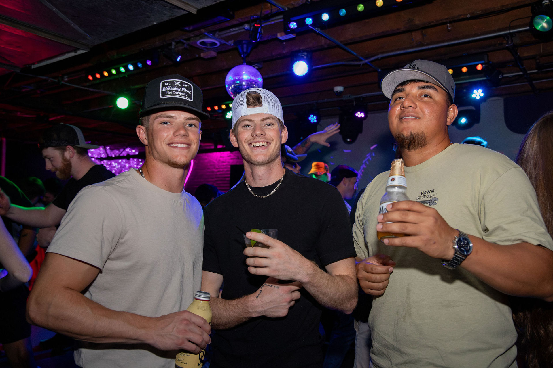 pictures of people at Amsterdam Lounge, Dirty Little Roddy's, StrangeLove, and Karma