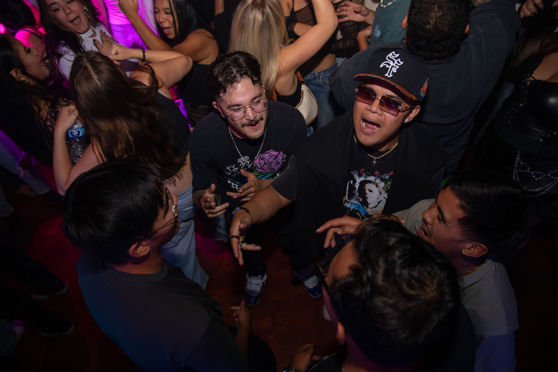 pictures of people at Amsterdam Lounge, Dirty Little Roddy's, StrangeLove, and Karma