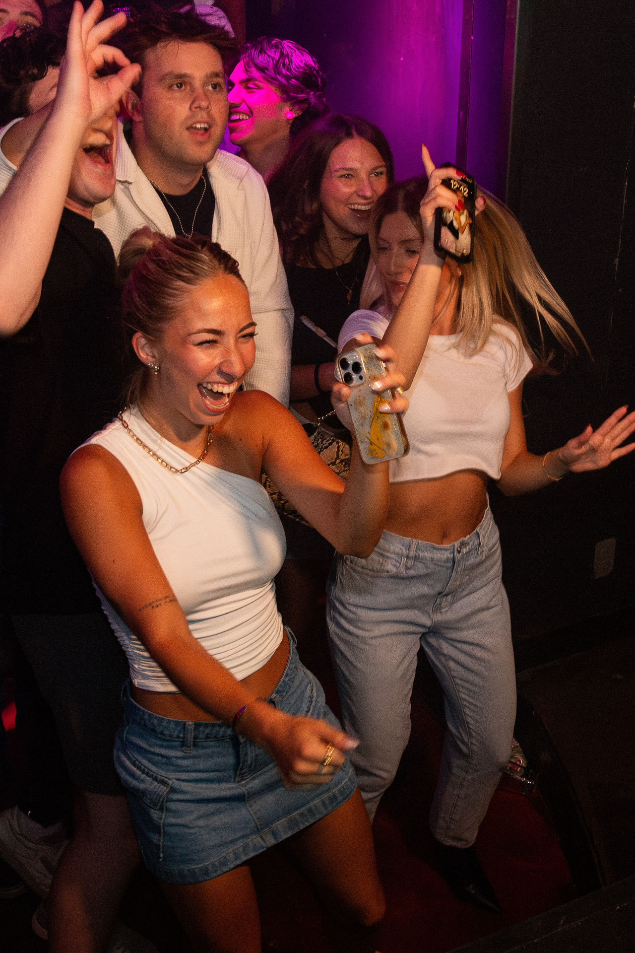 pictures of people at Amsterdam Lounge, Dirty Little Roddy's, StrangeLove, and Karma