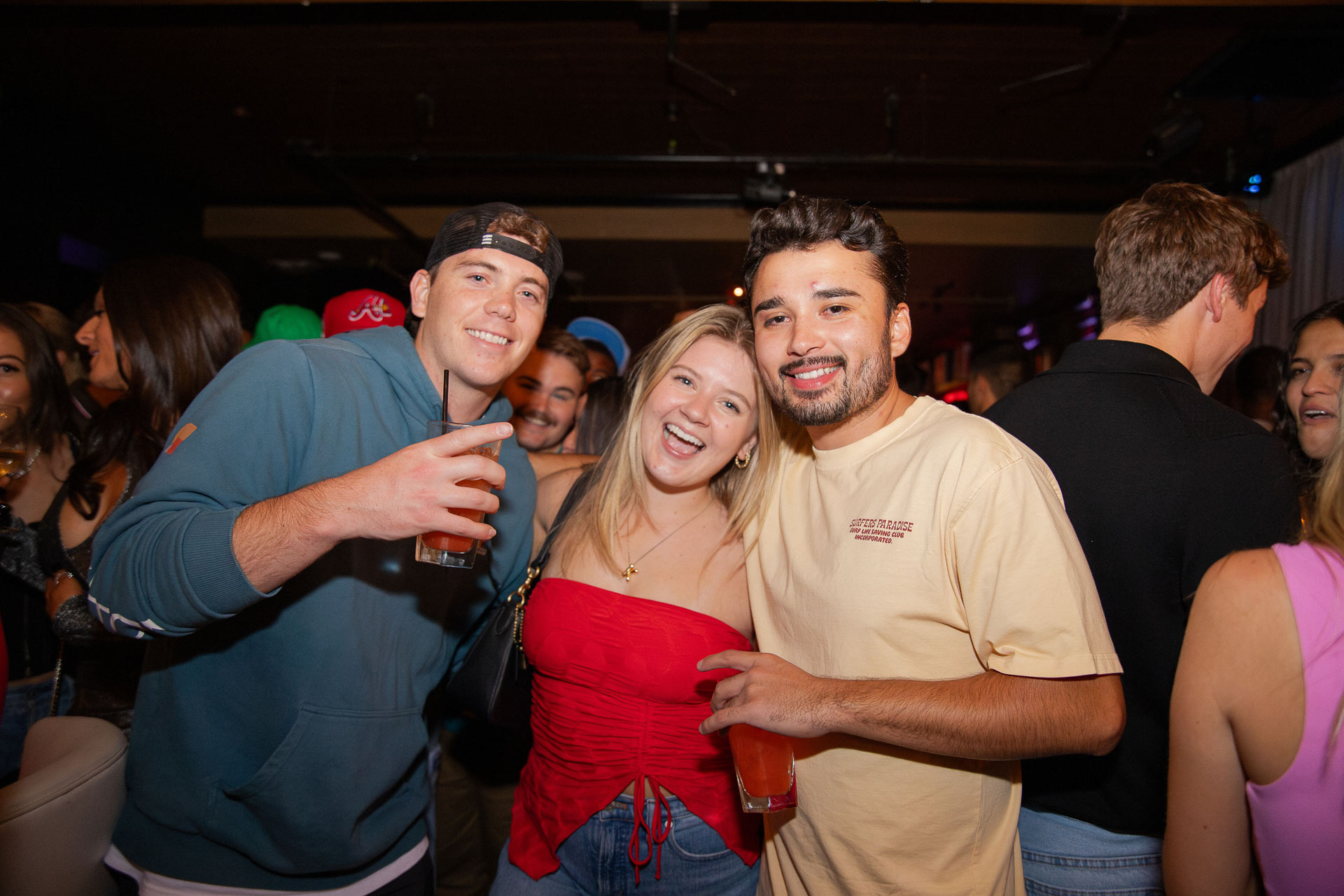 pictures of people at Amsterdam Lounge, Dirty Little Roddy's, StrangeLove, and Karma