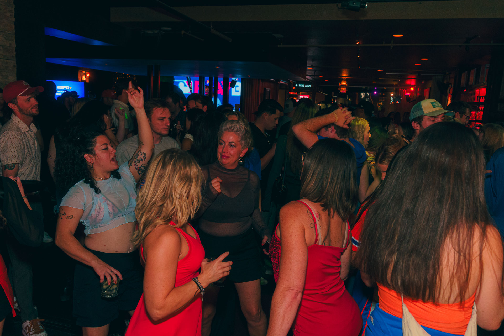 pictures of people at Amsterdam Lounge, Dirty Little Roddy's, StrangeLove, and Karma