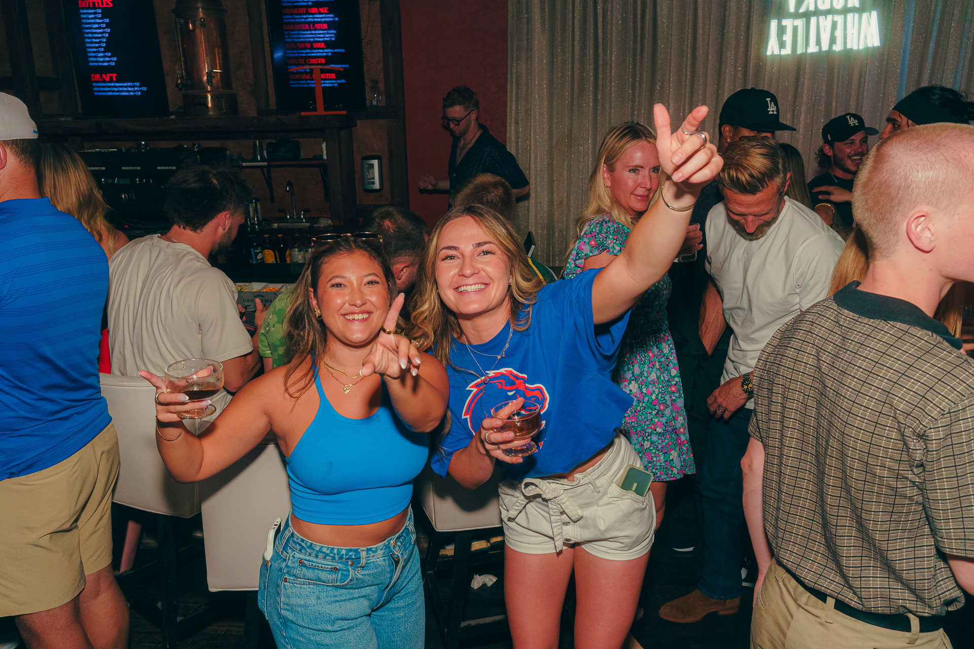 pictures of people at Amsterdam Lounge, Dirty Little Roddy's, StrangeLove, and Karma