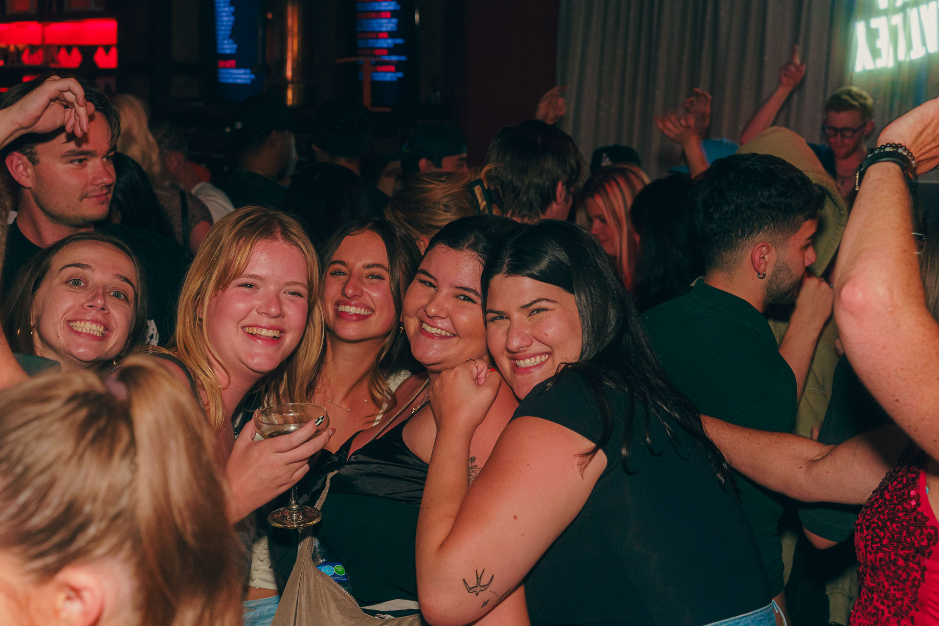 pictures of people at Amsterdam Lounge, Dirty Little Roddy's, StrangeLove, and Karma