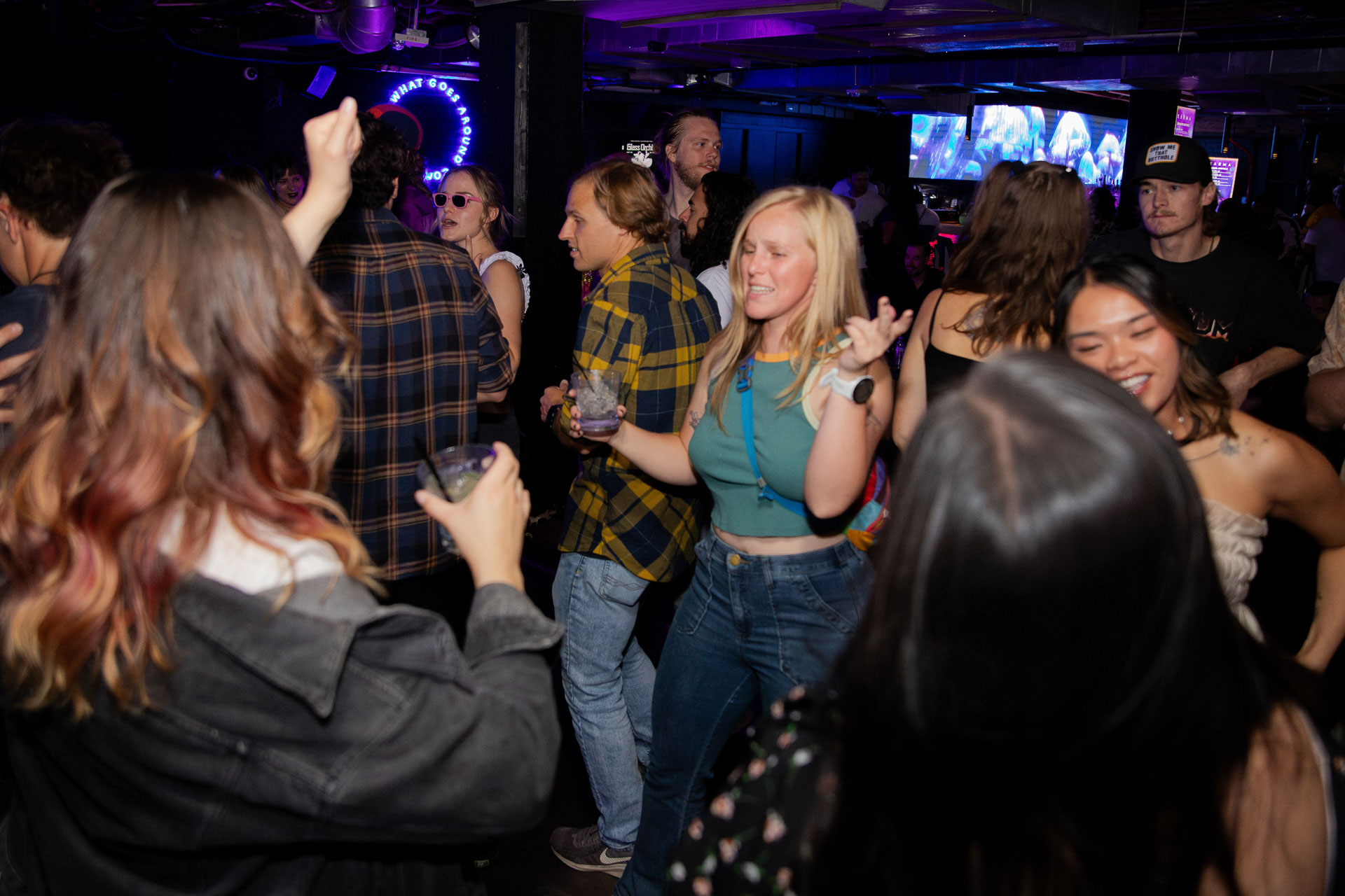 pictures of people at Amsterdam Lounge, Dirty Little Roddy's, StrangeLove, and Karma