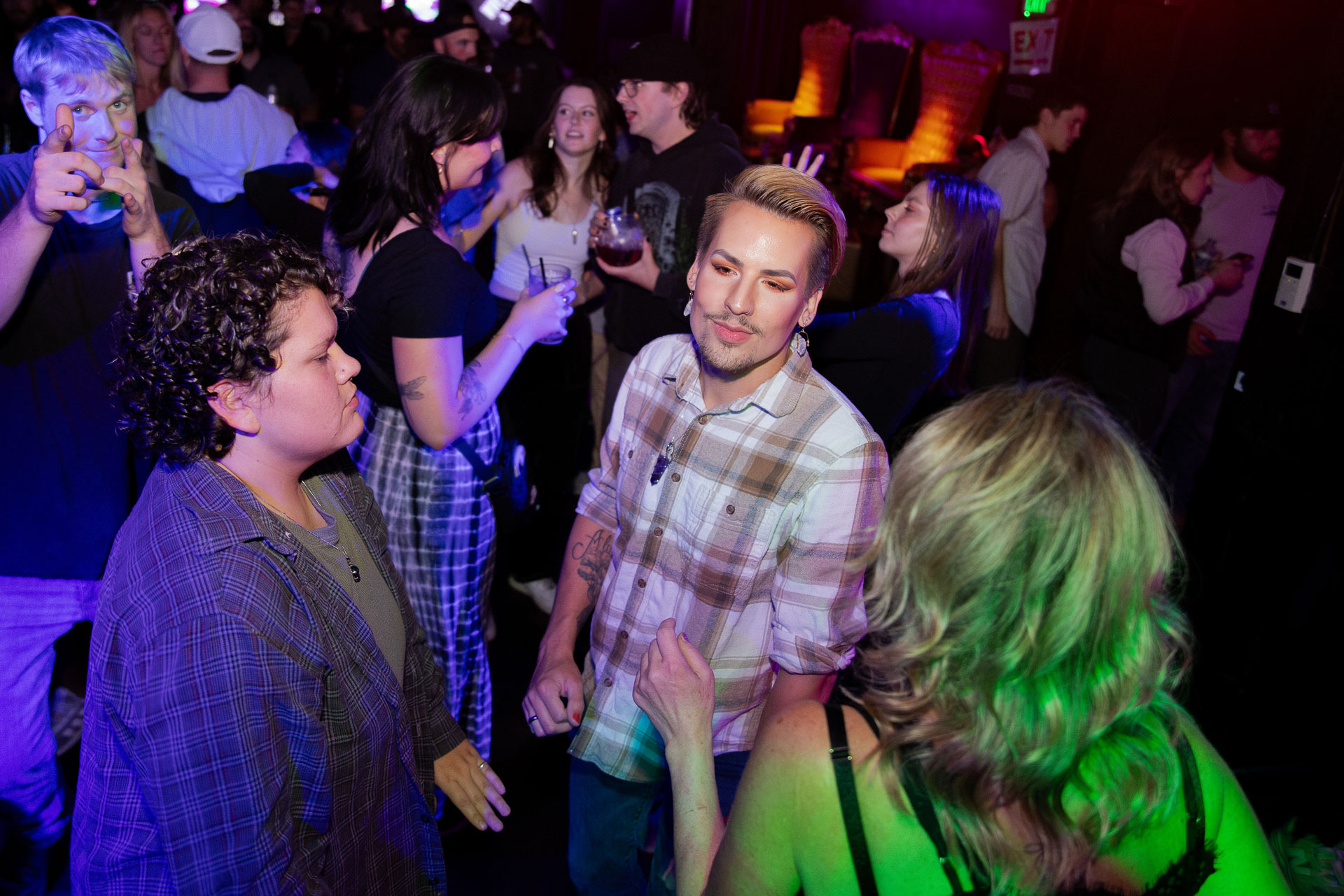 pictures of people at Amsterdam Lounge, Dirty Little Roddy's, StrangeLove, and Karma