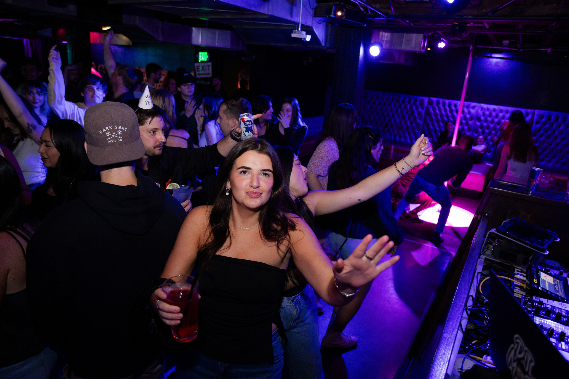 pictures of people at Amsterdam Lounge, Dirty Little Roddy's, StrangeLove, and Karma