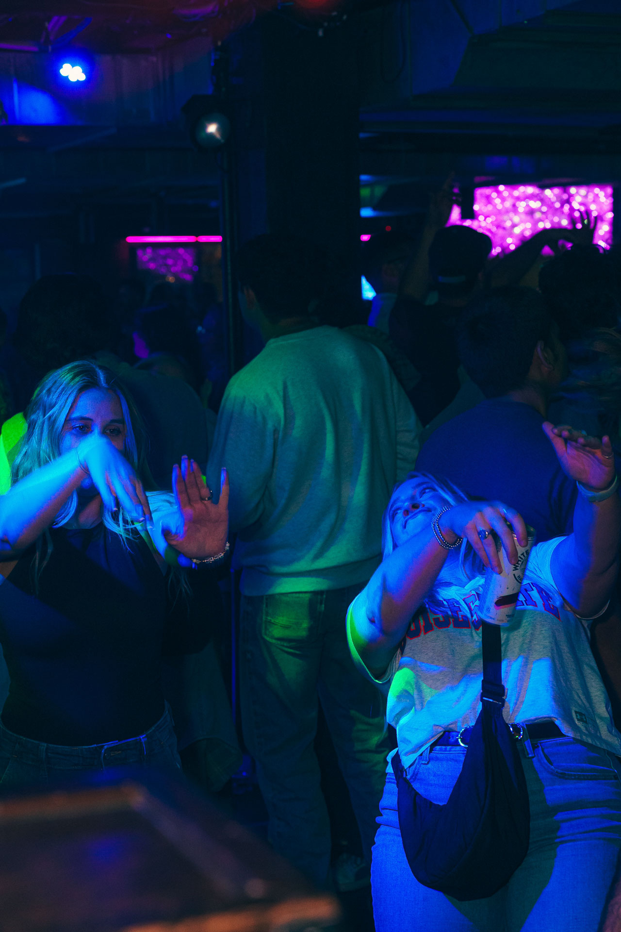 pictures of people at Amsterdam Lounge, Dirty Little Roddy's, StrangeLove, and Karma