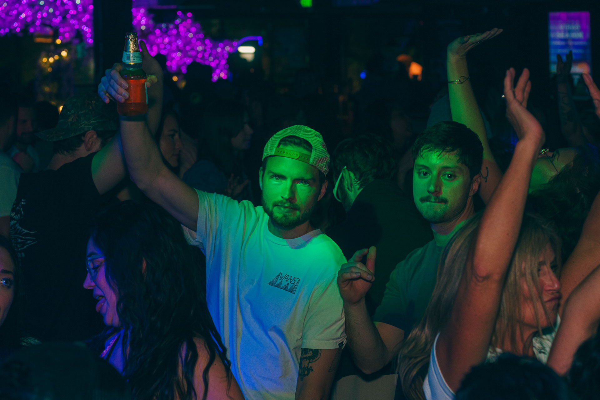 pictures of people at Amsterdam Lounge, Dirty Little Roddy's, StrangeLove, and Karma