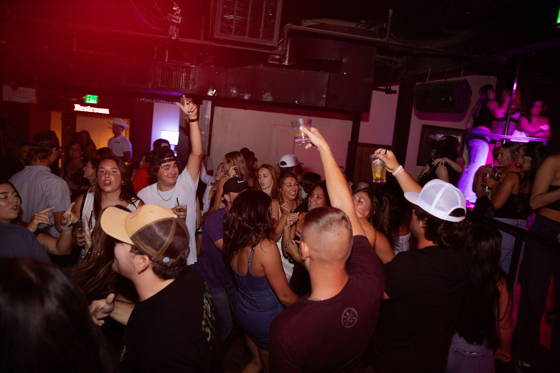 pictures of people at Amsterdam Lounge, Dirty Little Roddy's, StrangeLove, and Karma