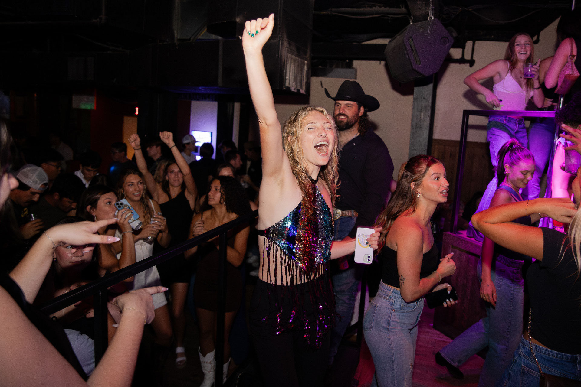 pictures of people at Amsterdam Lounge, Dirty Little Roddy's, StrangeLove, and Karma