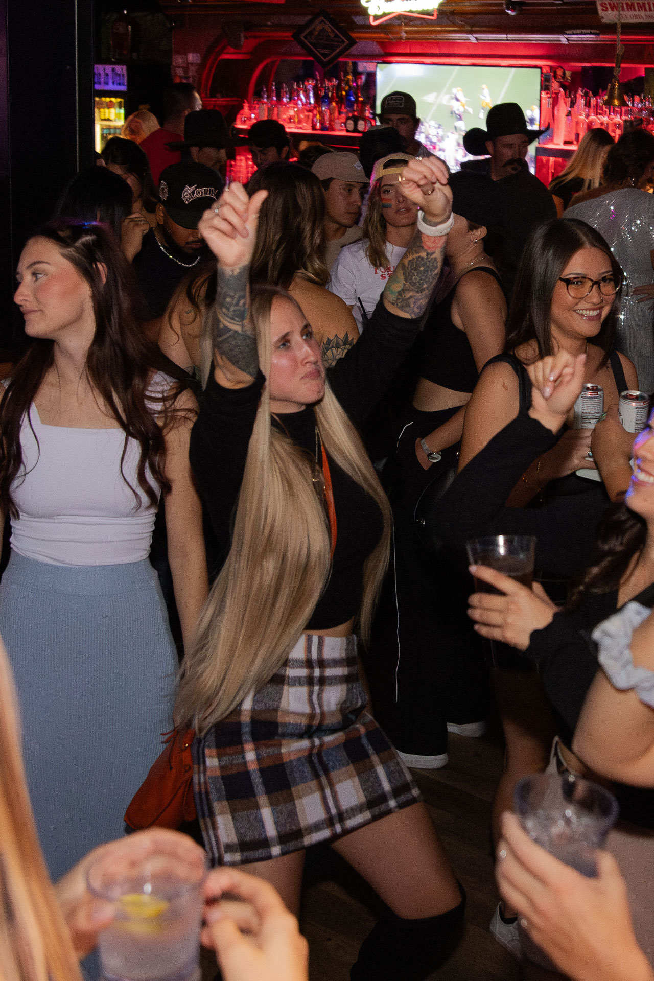 pictures of people at Amsterdam Lounge, Dirty Little Roddy's, StrangeLove, and Karma