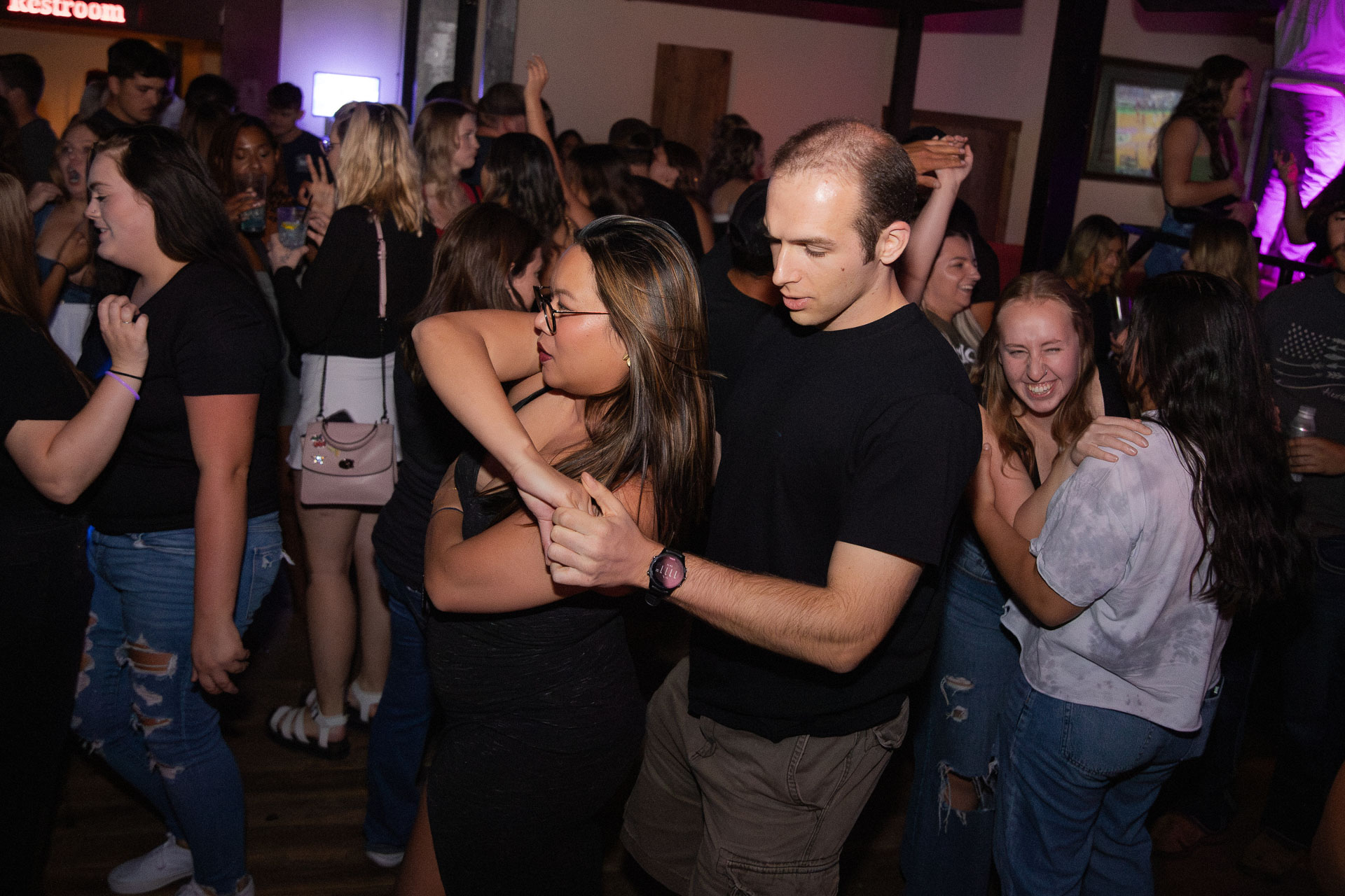 pictures of people at Amsterdam Lounge, Dirty Little Roddy's, StrangeLove, and Karma