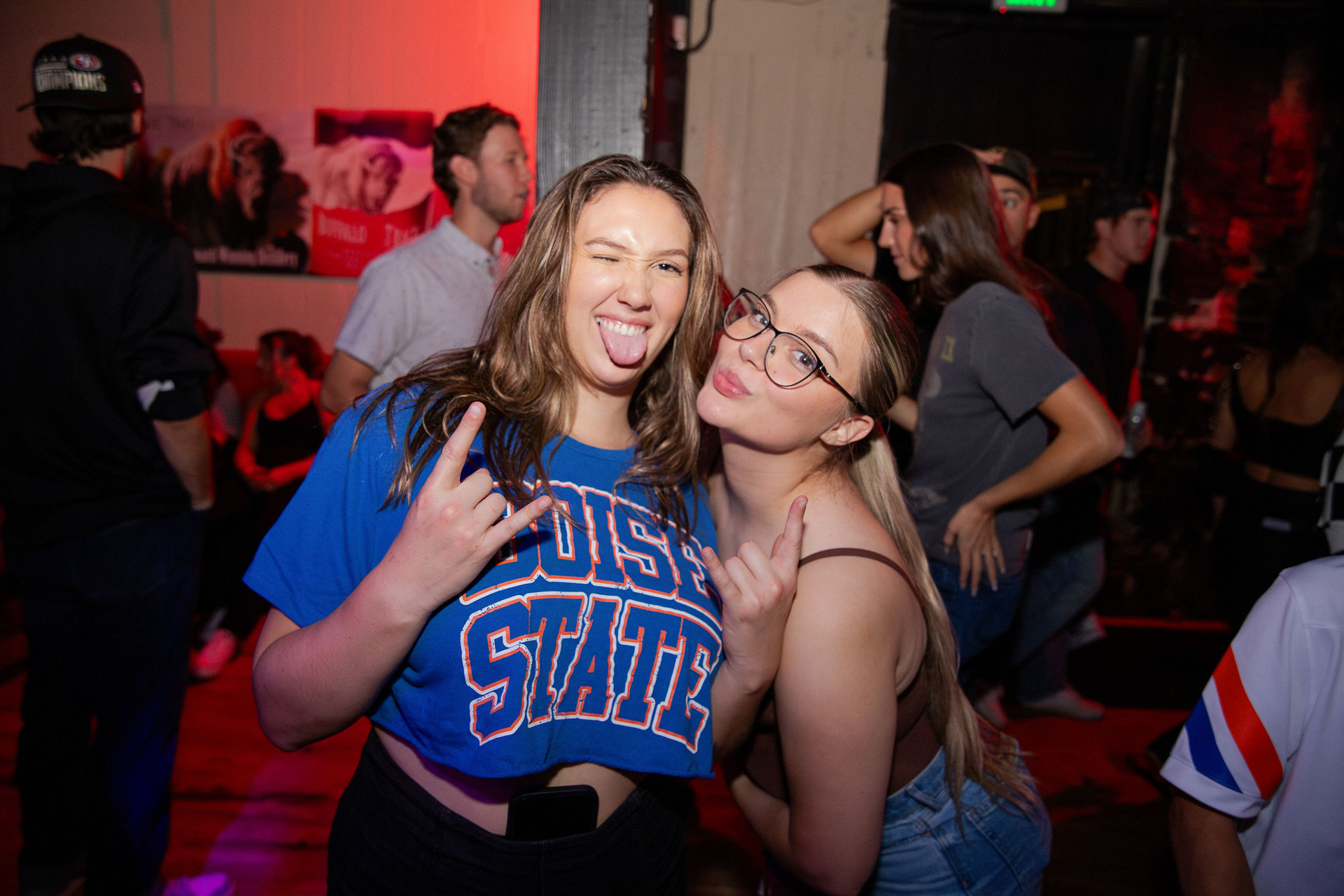 pictures of people at Amsterdam Lounge, Dirty Little Roddy's, StrangeLove, and Karma