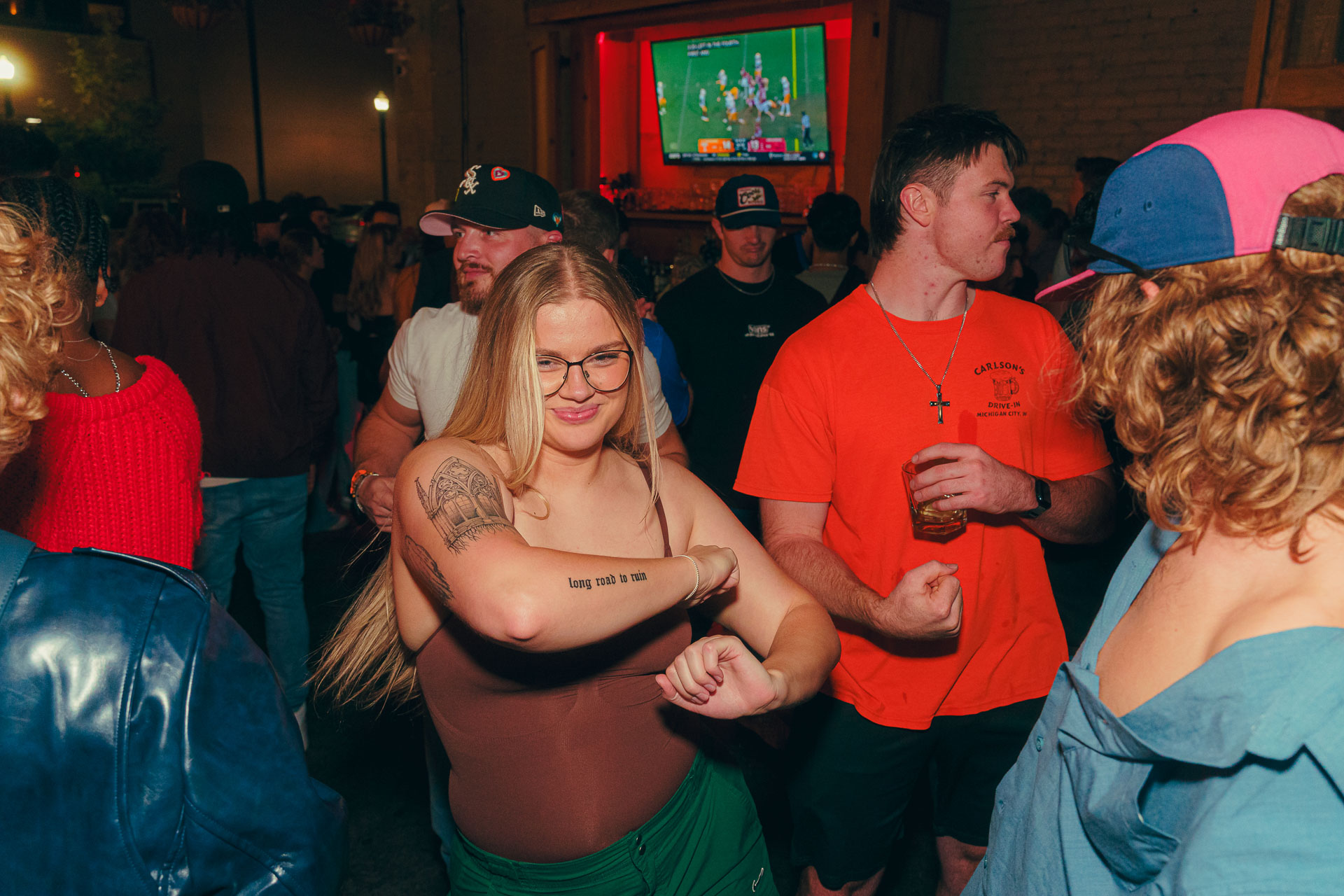 pictures of people at Amsterdam Lounge, Dirty Little Roddy's, StrangeLove, and Karma