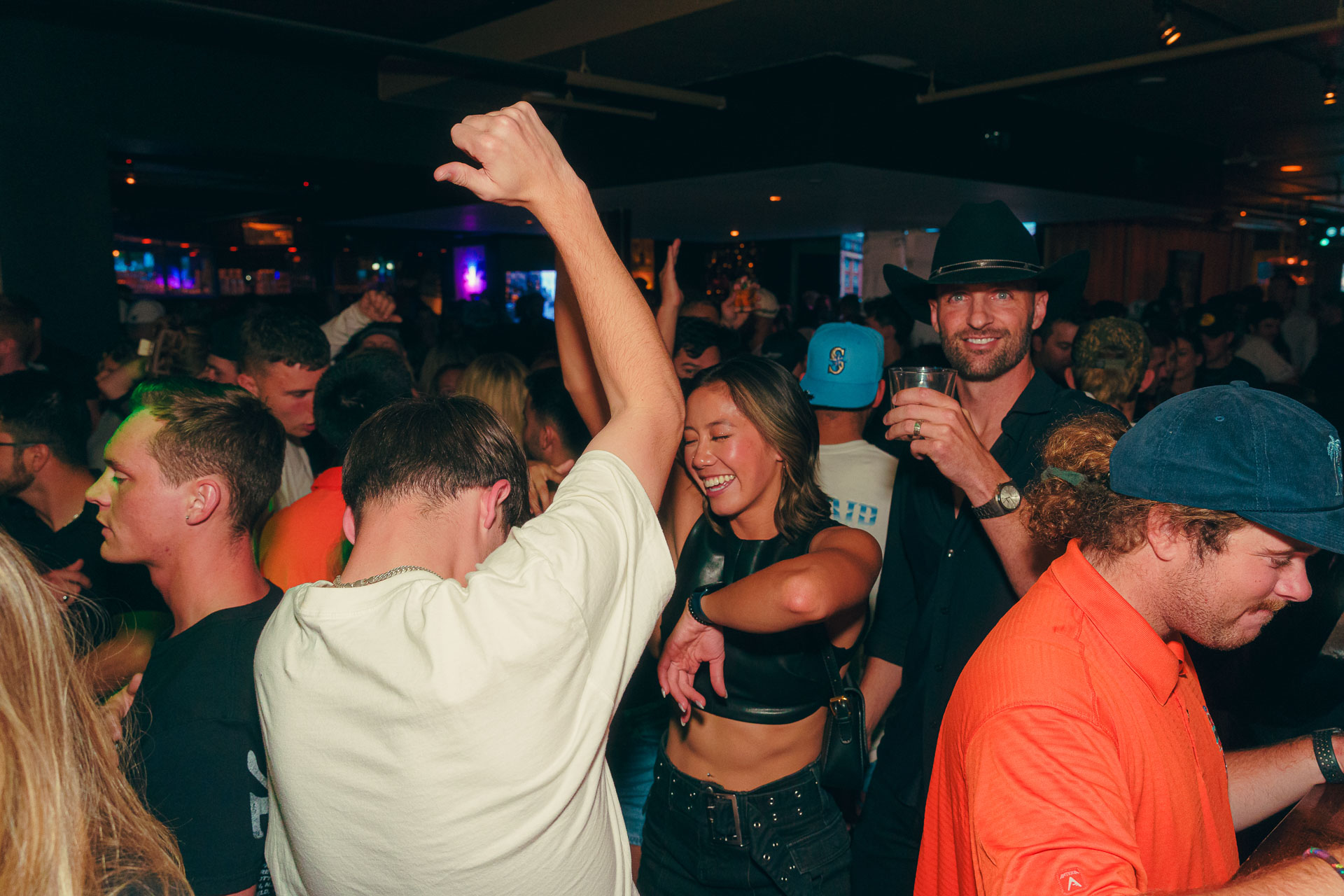 pictures of people at Amsterdam Lounge, Dirty Little Roddy's, StrangeLove, and Karma