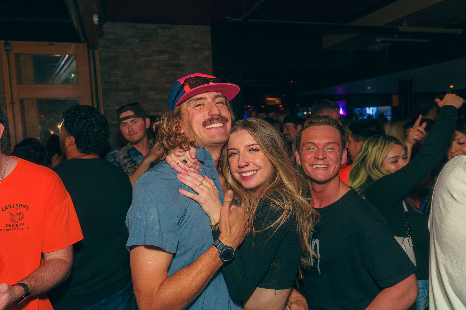 pictures of people at Amsterdam Lounge, Dirty Little Roddy's, StrangeLove, and Karma