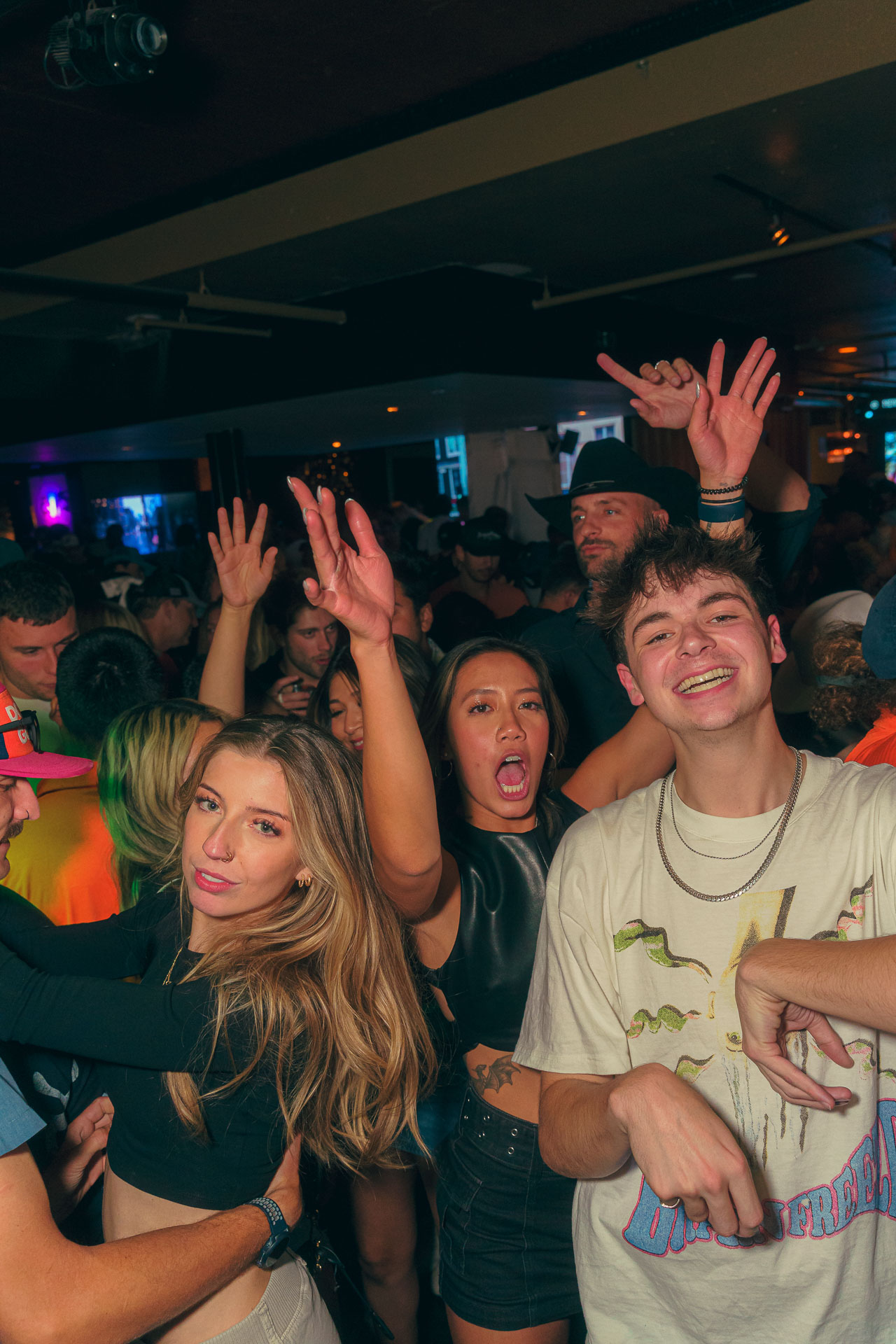 pictures of people at Amsterdam Lounge, Dirty Little Roddy's, StrangeLove, and Karma