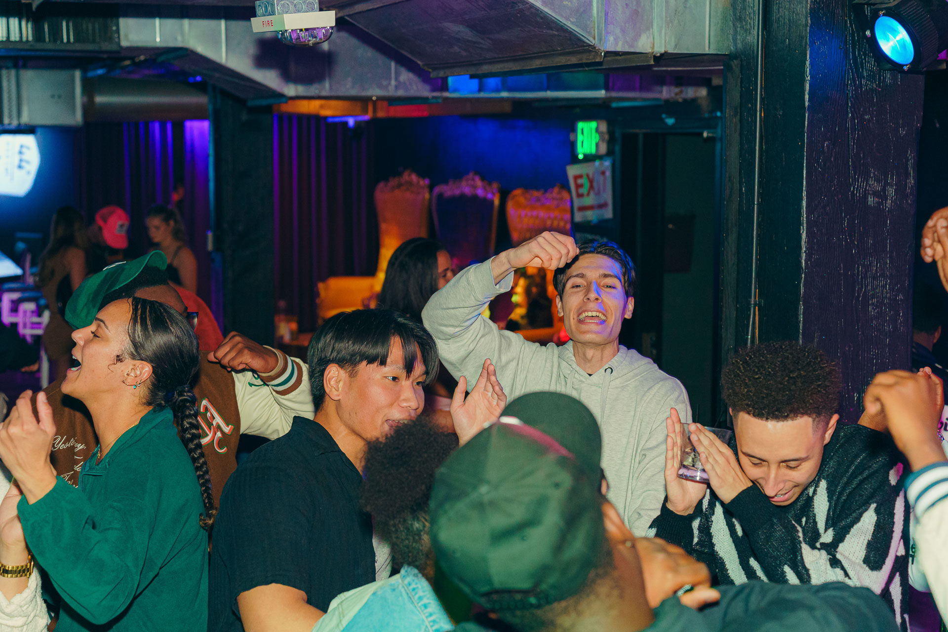 pictures of people at Amsterdam Lounge, Dirty Little Roddy's, StrangeLove, and Karma