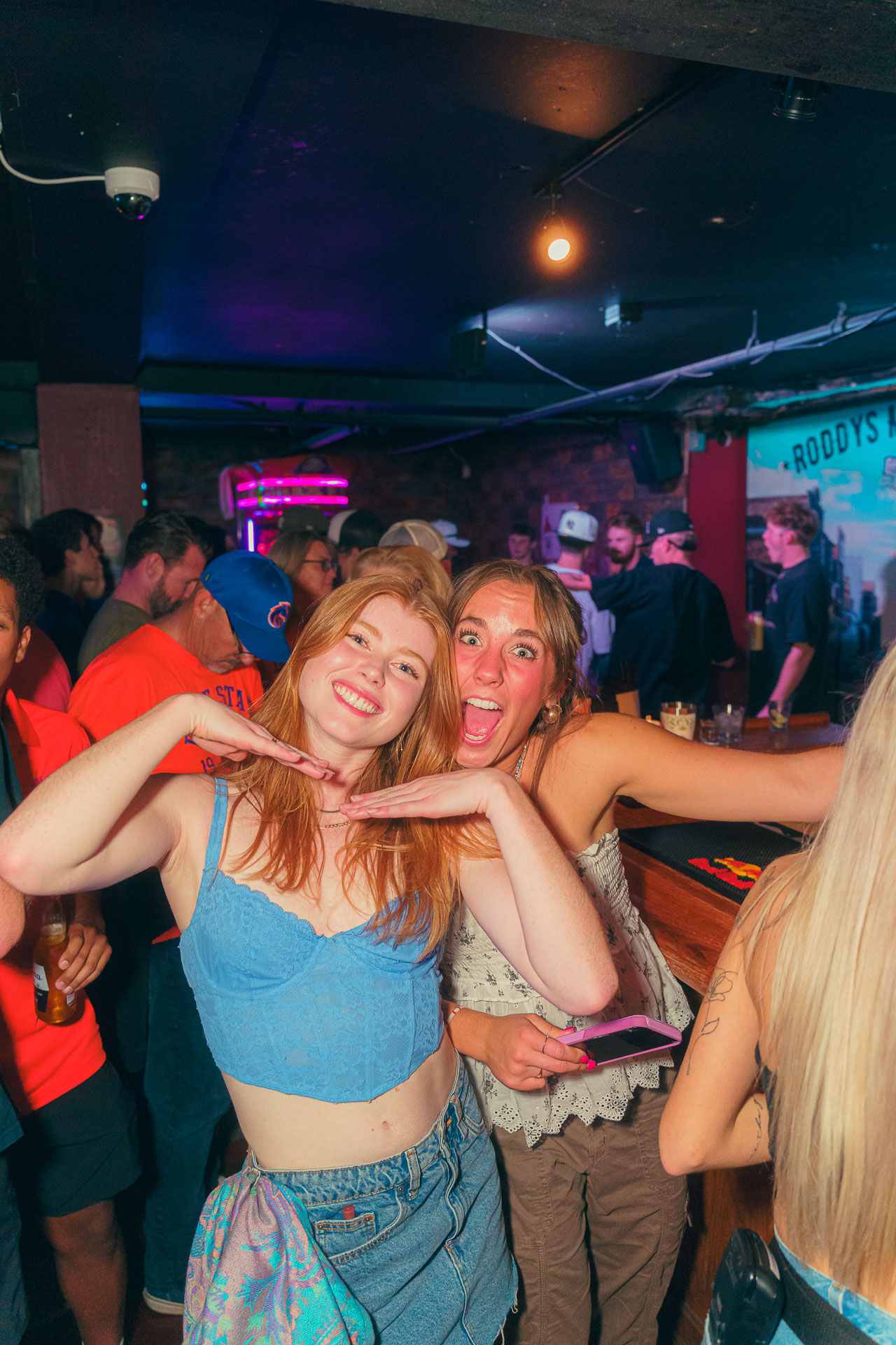 pictures of people at Amsterdam Lounge, Dirty Little Roddy's, StrangeLove, and Karma