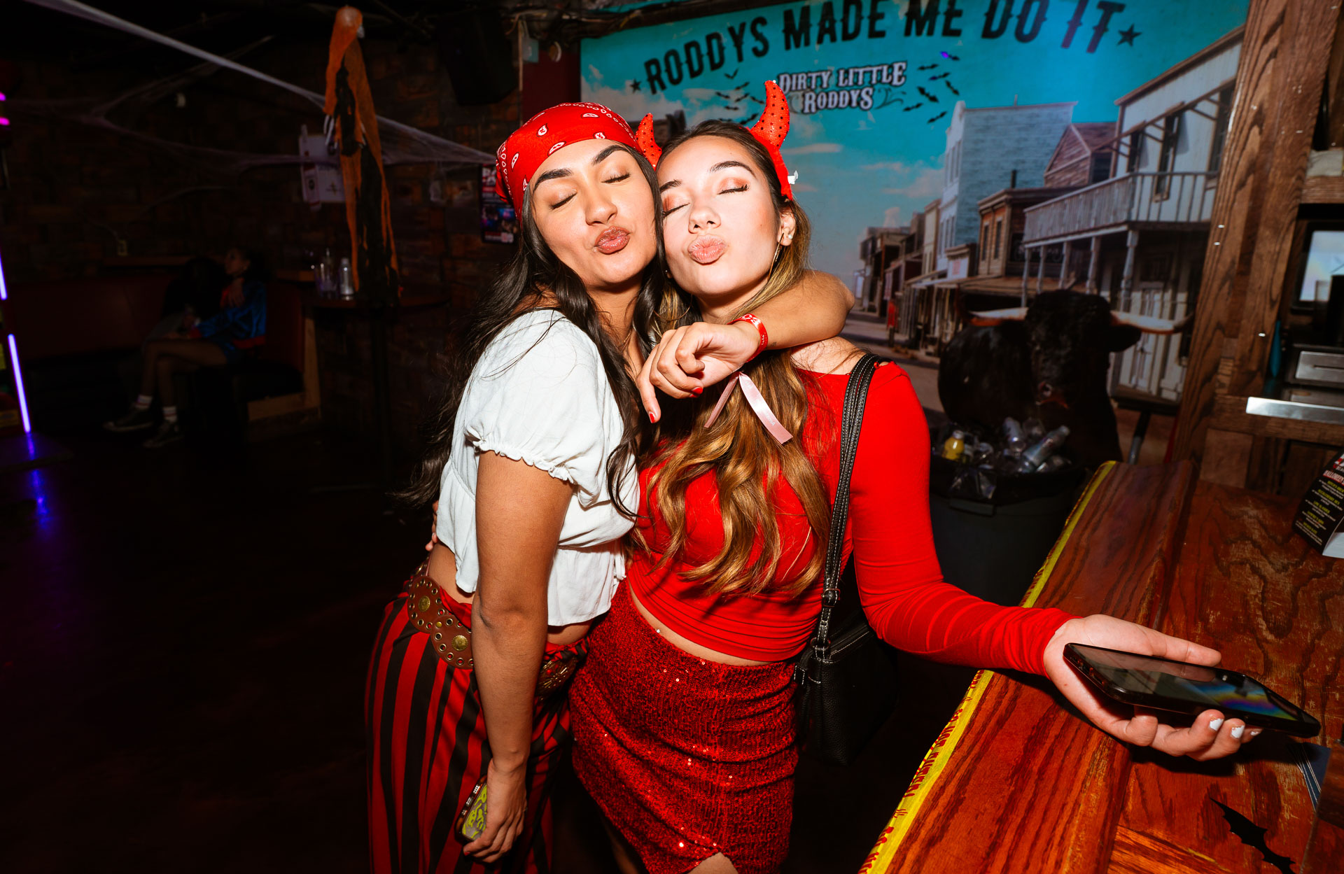 pictures of people at Amsterdam Lounge, Dirty Little Roddy's, StrangeLove, and Karma