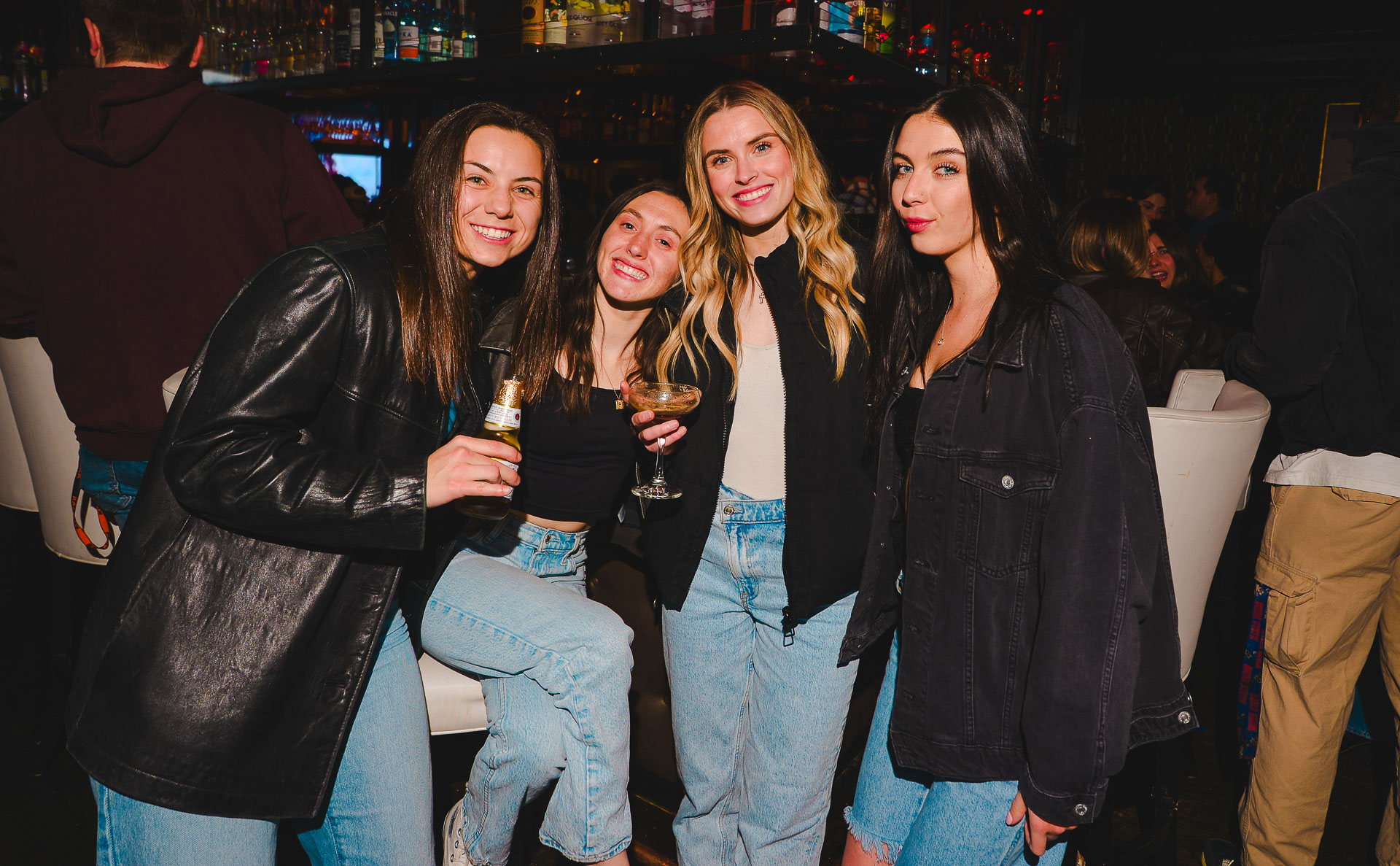 pictures of people at Amsterdam Lounge, Dirty Little Roddy's, StrangeLove, and Karma