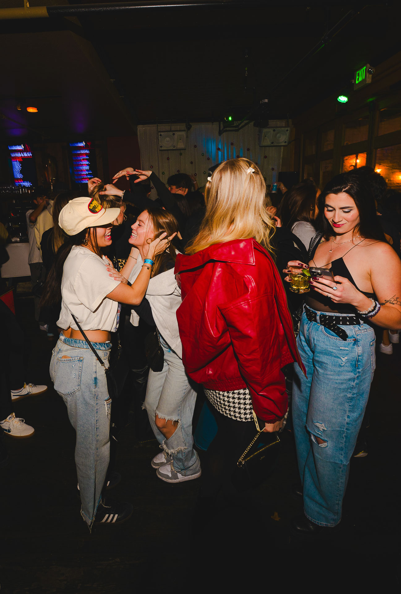 pictures of people at Amsterdam Lounge, Dirty Little Roddy's, StrangeLove, and Karma