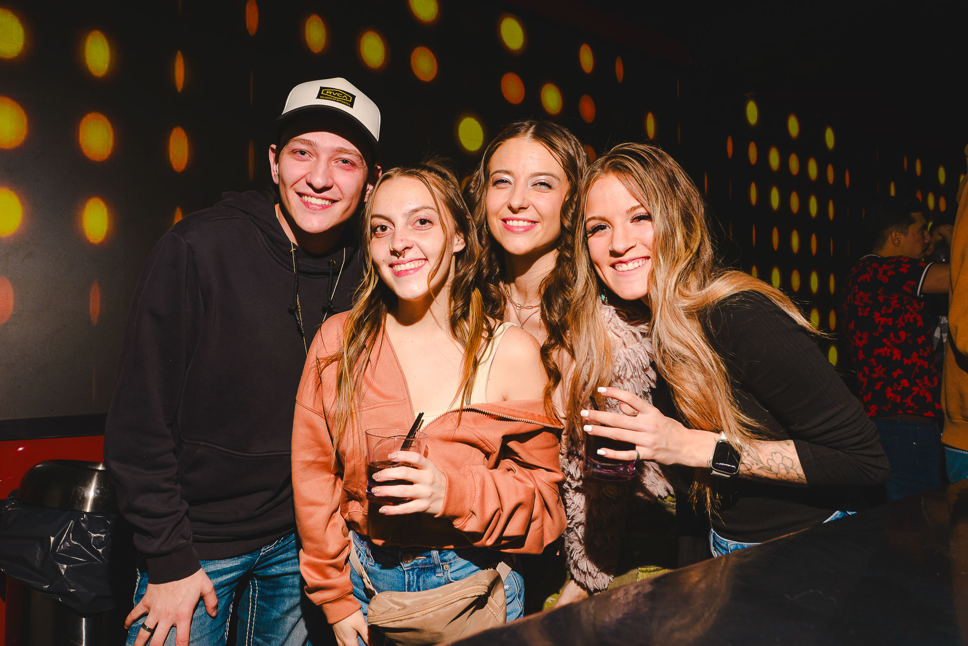 pictures of people at Amsterdam Lounge, Dirty Little Roddy's, StrangeLove, and Karma