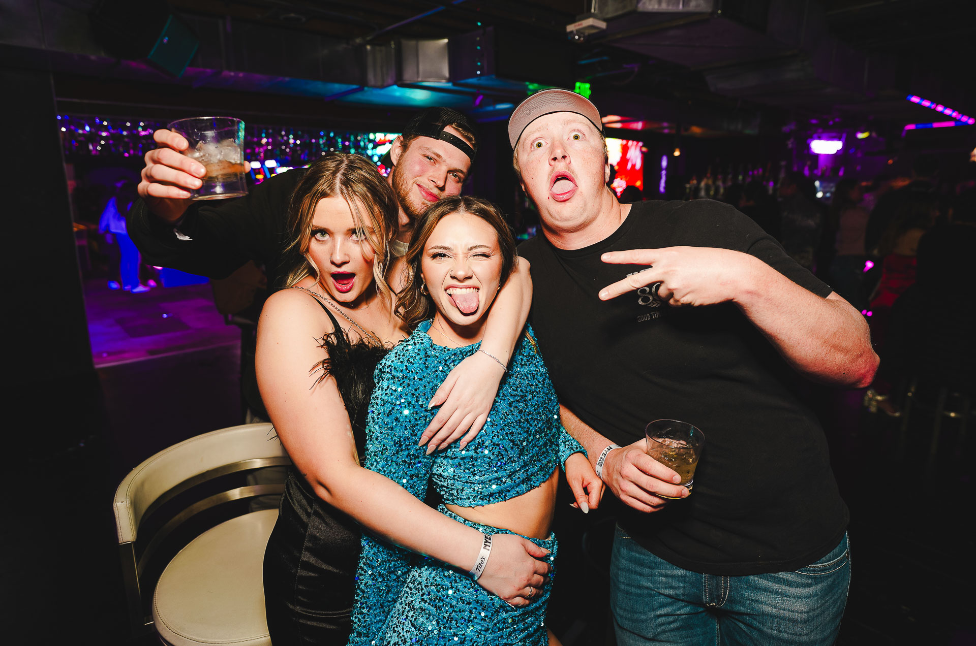 pictures of people at Amsterdam Lounge, Dirty Little Roddy's, StrangeLove, and Karma