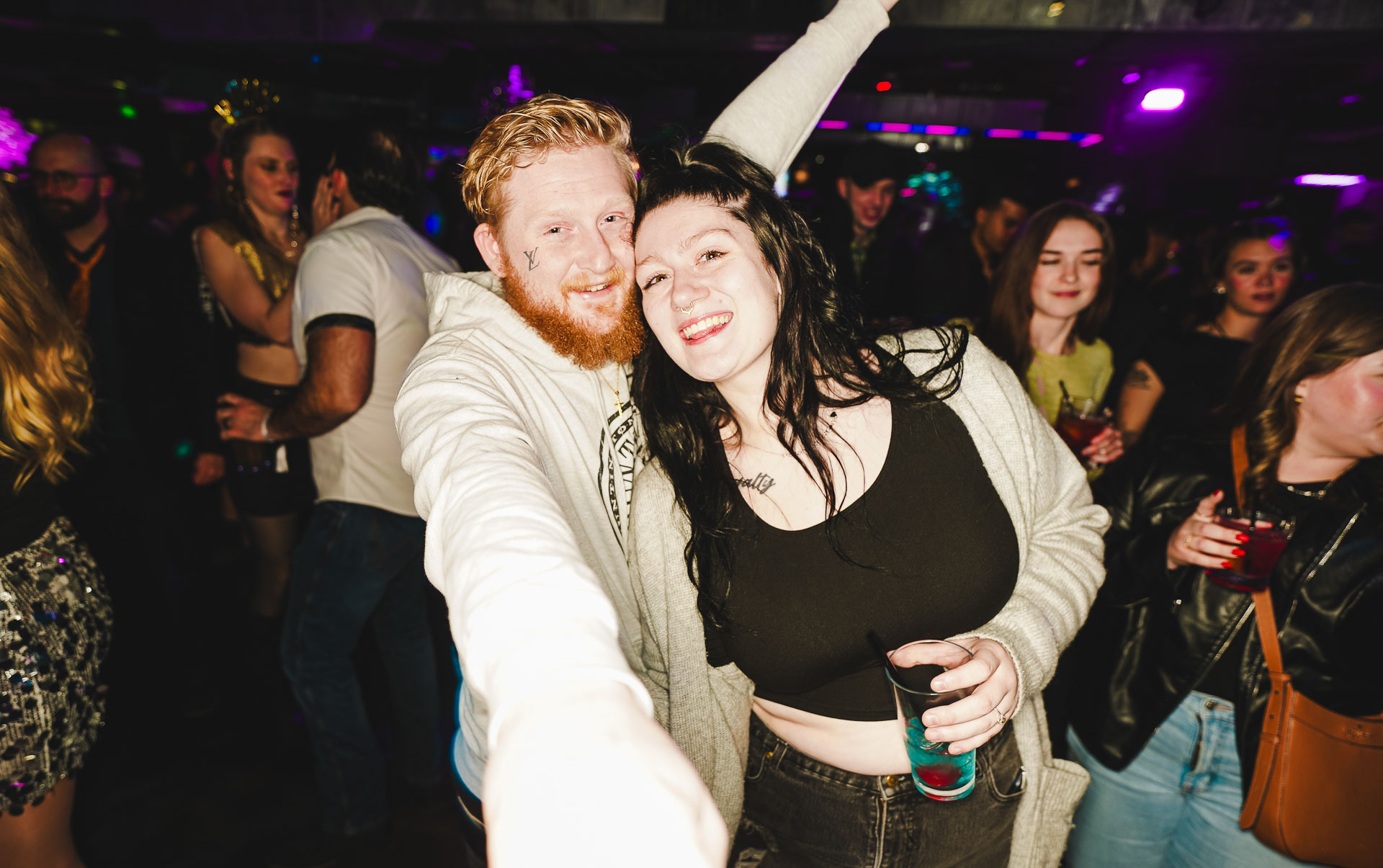 pictures of people at Amsterdam Lounge, Dirty Little Roddy's, StrangeLove, and Karma