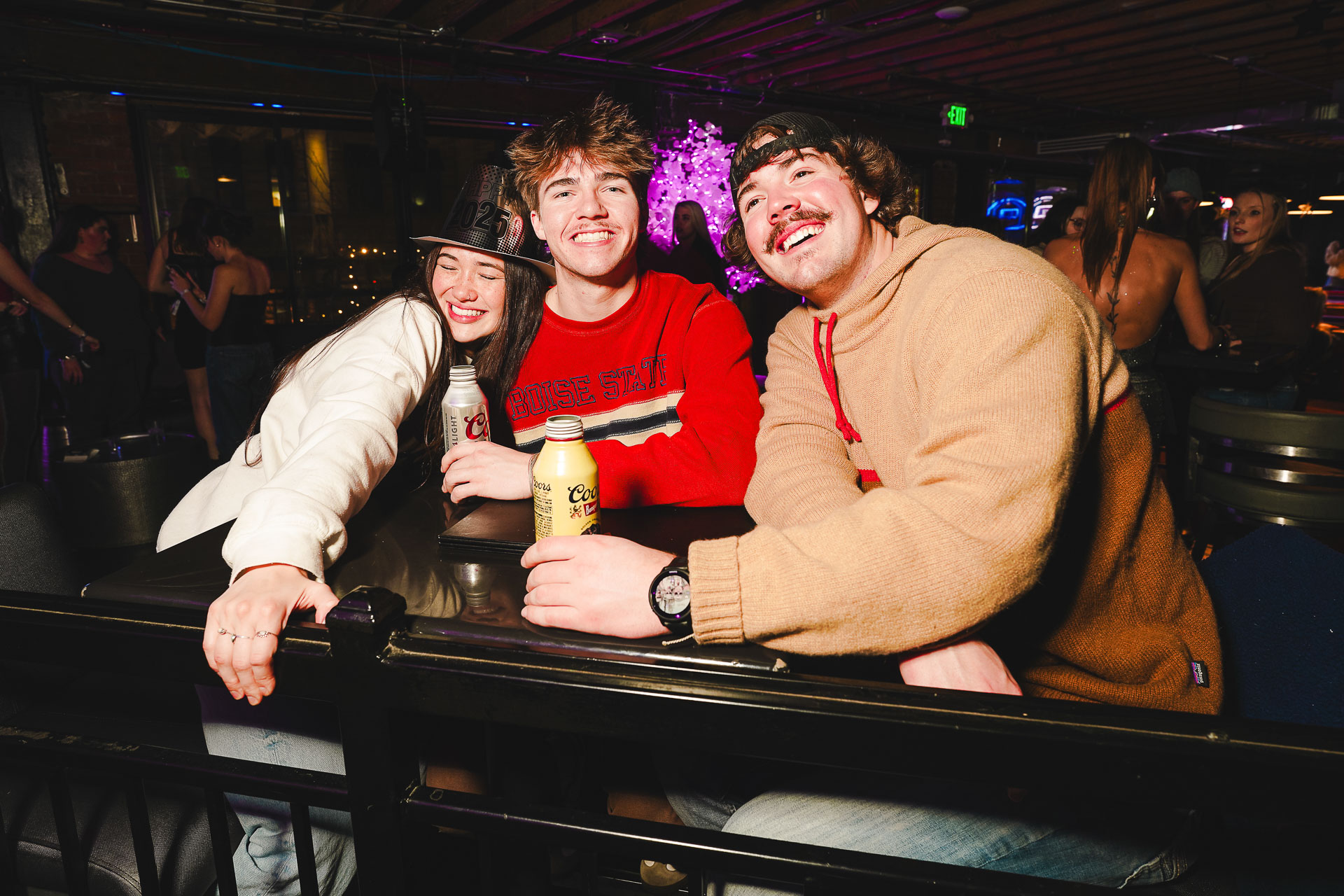 pictures of people at Amsterdam Lounge, Dirty Little Roddy's, StrangeLove, and Karma