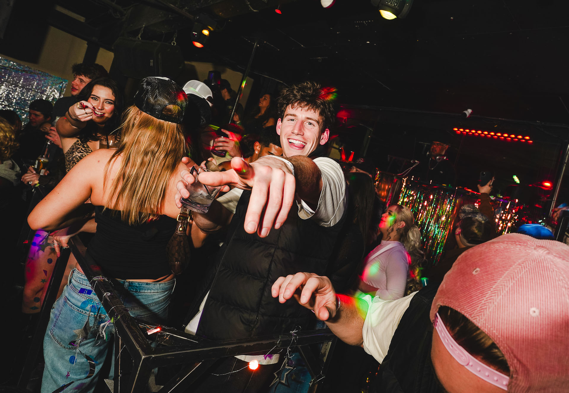 pictures of people at Amsterdam Lounge, Dirty Little Roddy's, StrangeLove, and Karma