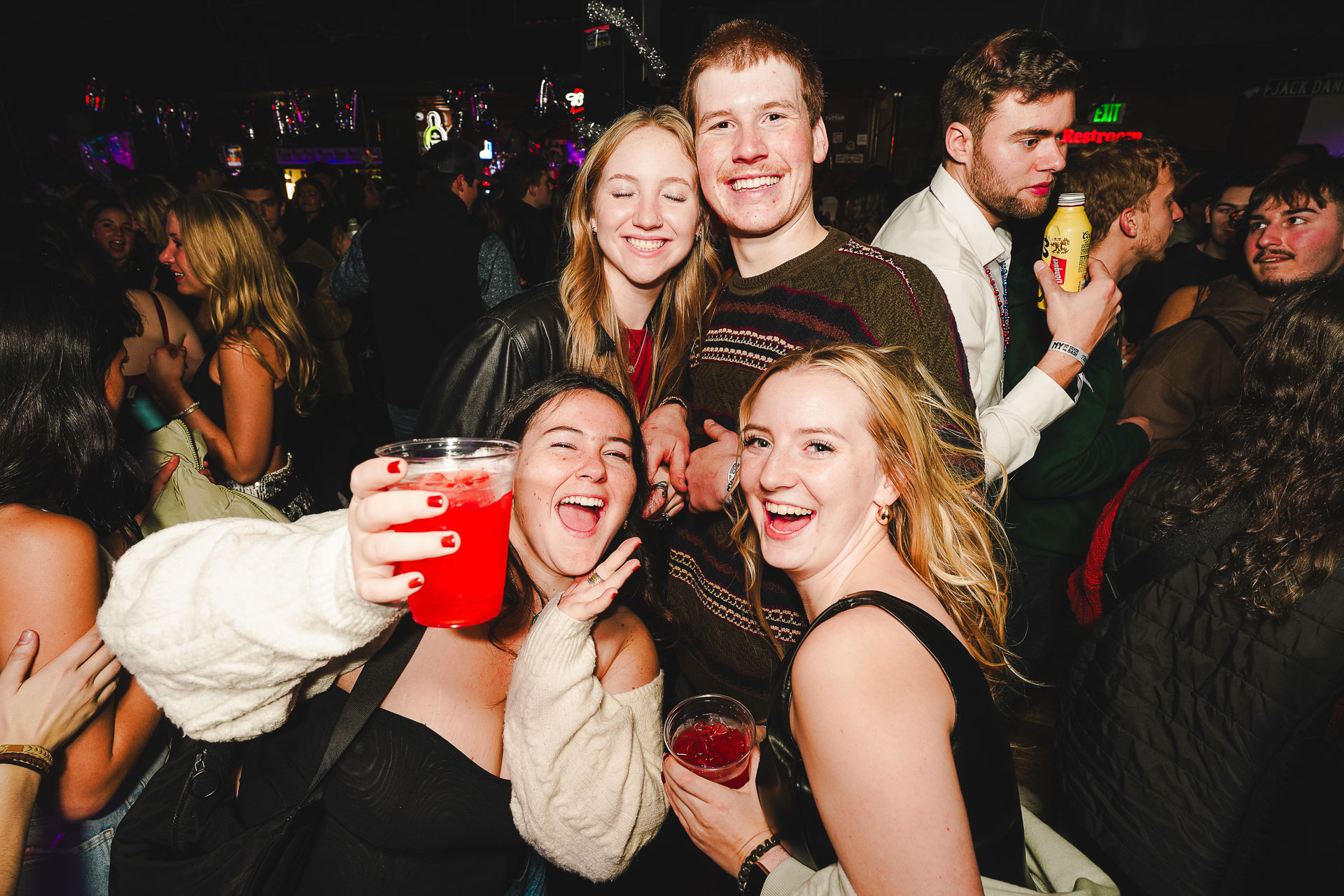 pictures of people at Amsterdam Lounge, Dirty Little Roddy's, StrangeLove, and Karma