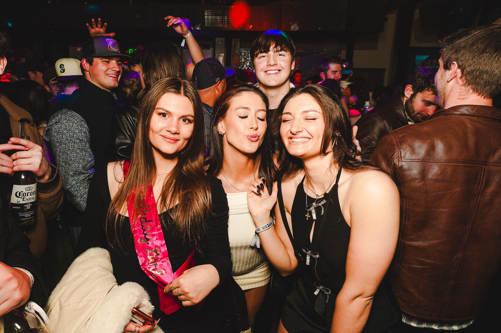 pictures of people at Amsterdam Lounge, Dirty Little Roddy's, StrangeLove, and Karma